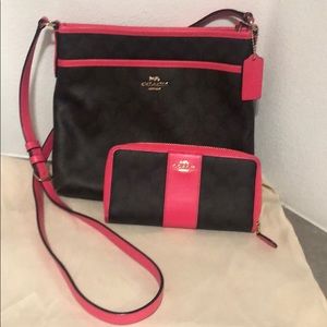 Coach Crossbody and Matching Wallet